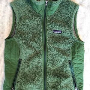 Patagonia Retro Pile Green Fleece Vest